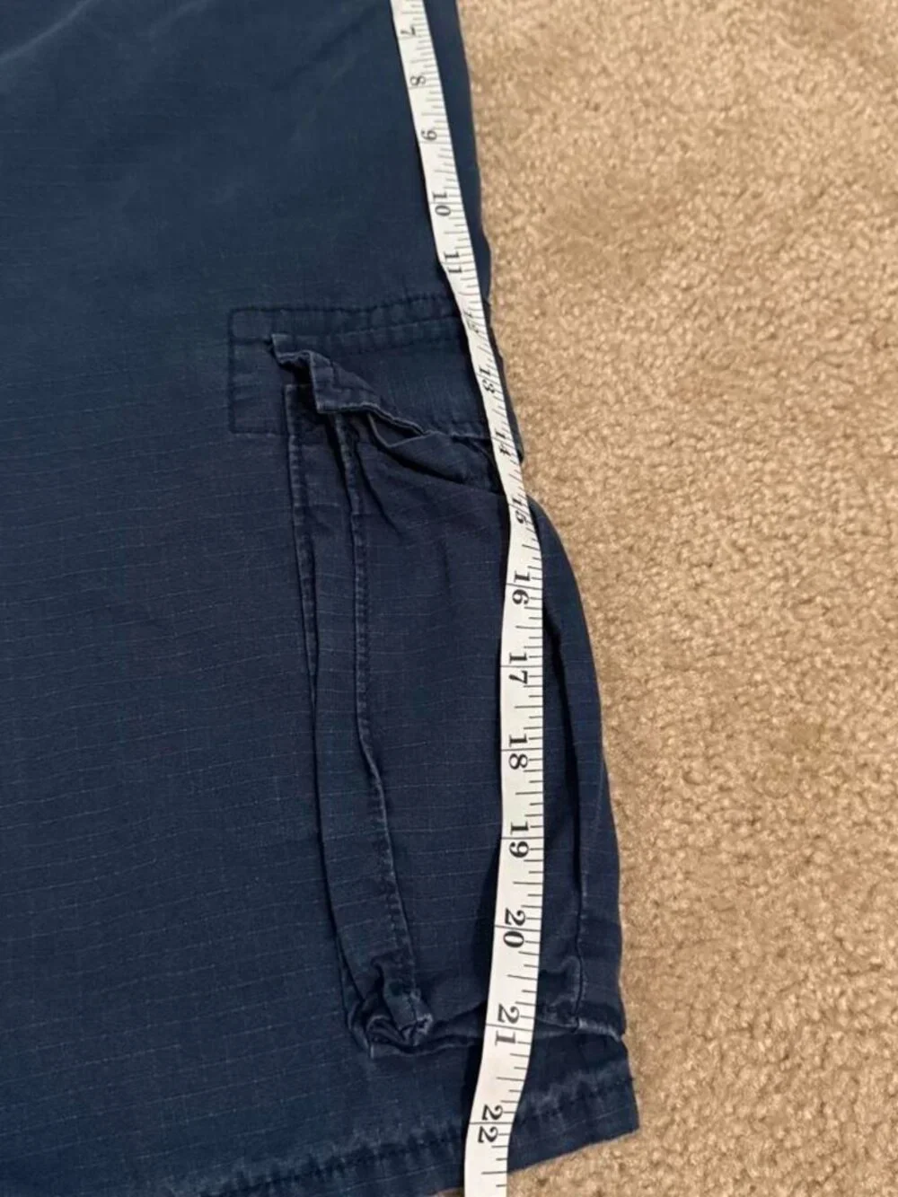 Levi’s Blue Cargo Shorts (Approx. 36x11): Levi’s...